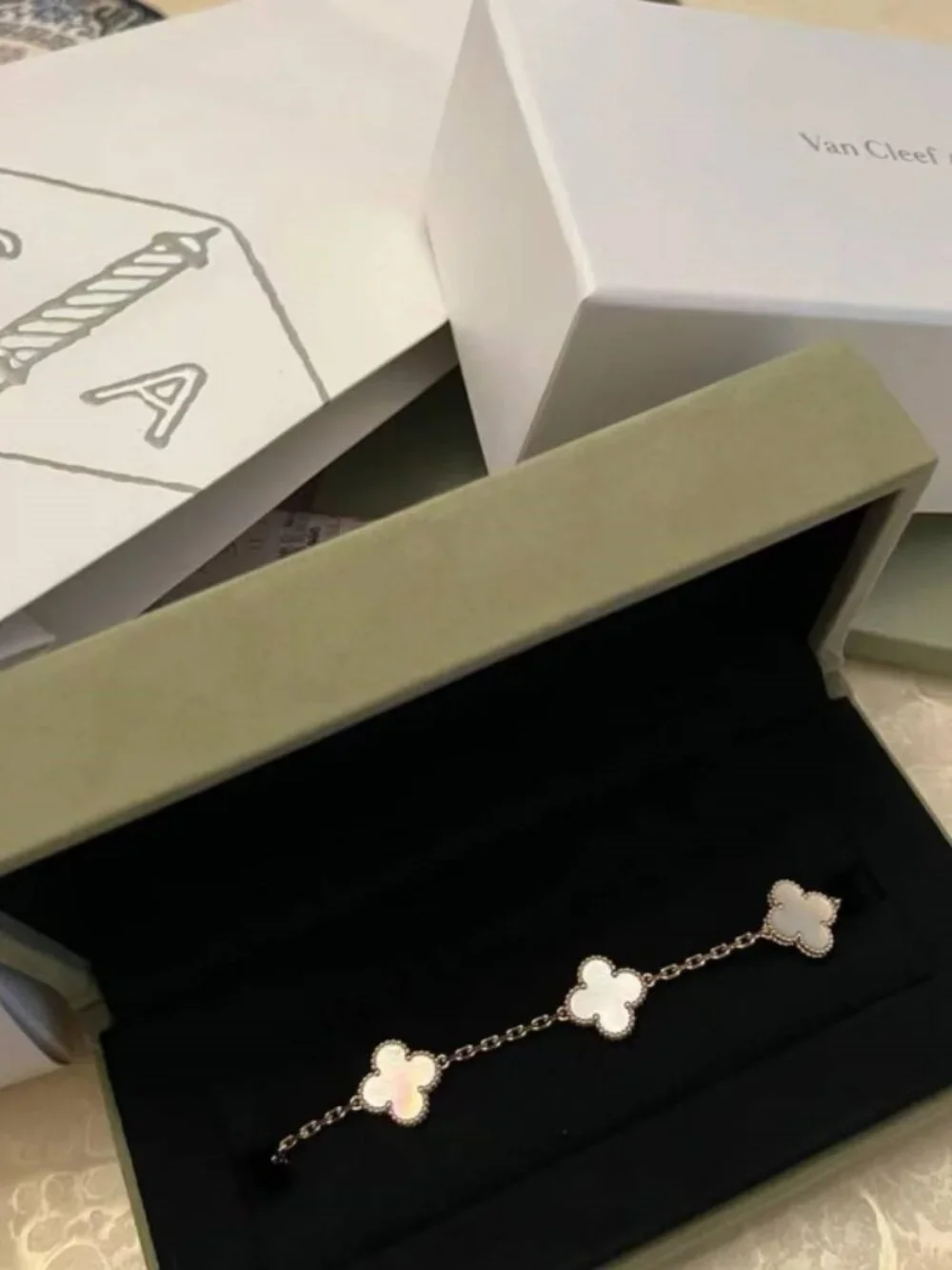 Van Cleef & Arpels White Bracelet
